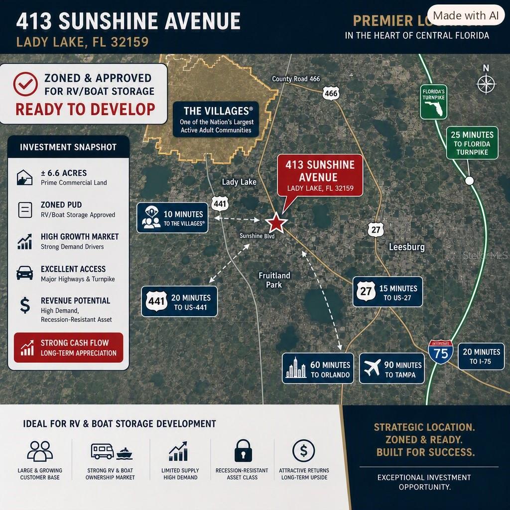 Pre-Construction - RV & Boat Storage Facility For Sale in Lake County, FL $2,200,000 Pre-Construction - RV & Boat Storage Facility For Sale in Lake County, FL $2,200,000